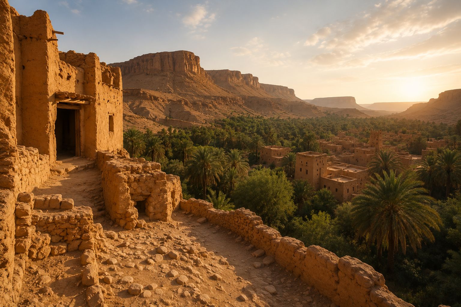 Attractions and surrounding landscapes